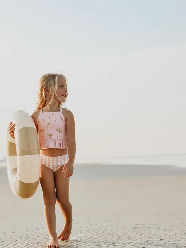 Tankini Set (Pink Gold Floral)